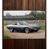 Металлическая табличка Ferrari 365 GTS 4 Daytona UK-spec